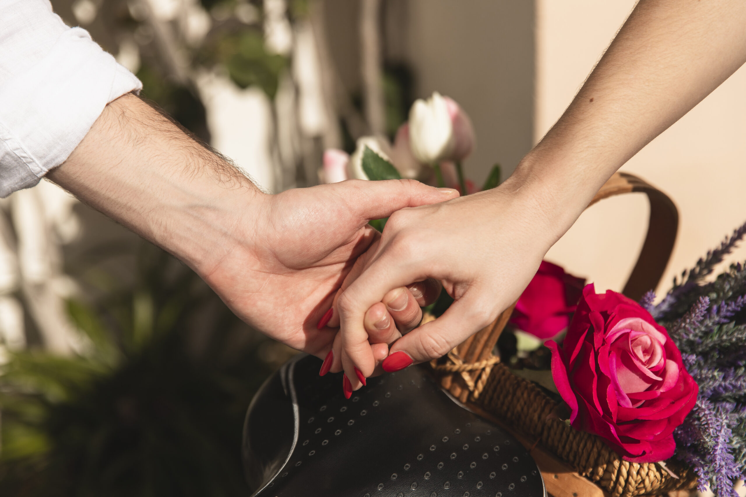 couple-holding-hands-with-basket-flowers-scaled Personal Growth