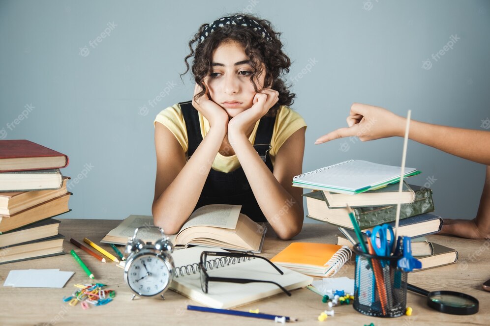 angry-woman-learning-girl-table_218381-3125 Overcoming Stress in Today's Youth