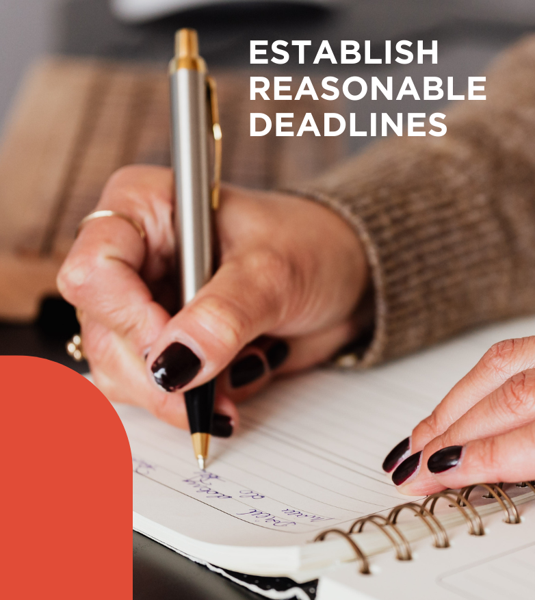 Establish-Reasonable-Deadlines Developing Effective Goal setting and Achieving Skills