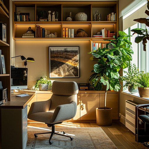 sunny-home-office-stockcake-1 Creating a Heavenly Home: Key Points for a Blissful Living Space