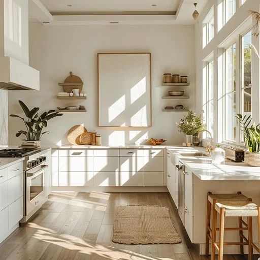 sunny-kitchen-interior-stockcake Creating a Heavenly Home: Key Points for a Blissful Living Space