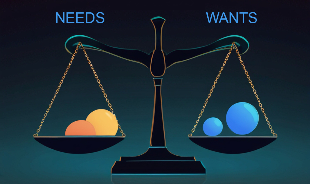 NEEDS-N-WANTS Prioritizing Needs Over Wants